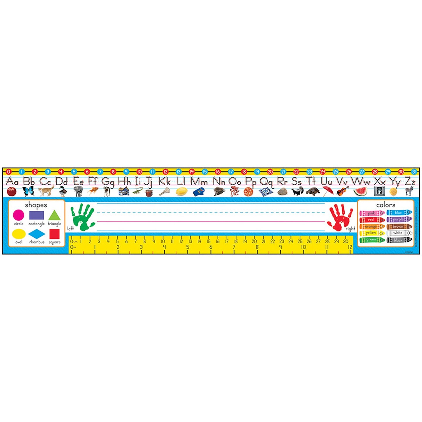Zaner-Bloser Desk Toppers&#xAE; Reference Name Plates, PreK-1, 36 Per Pack, 3 Packs