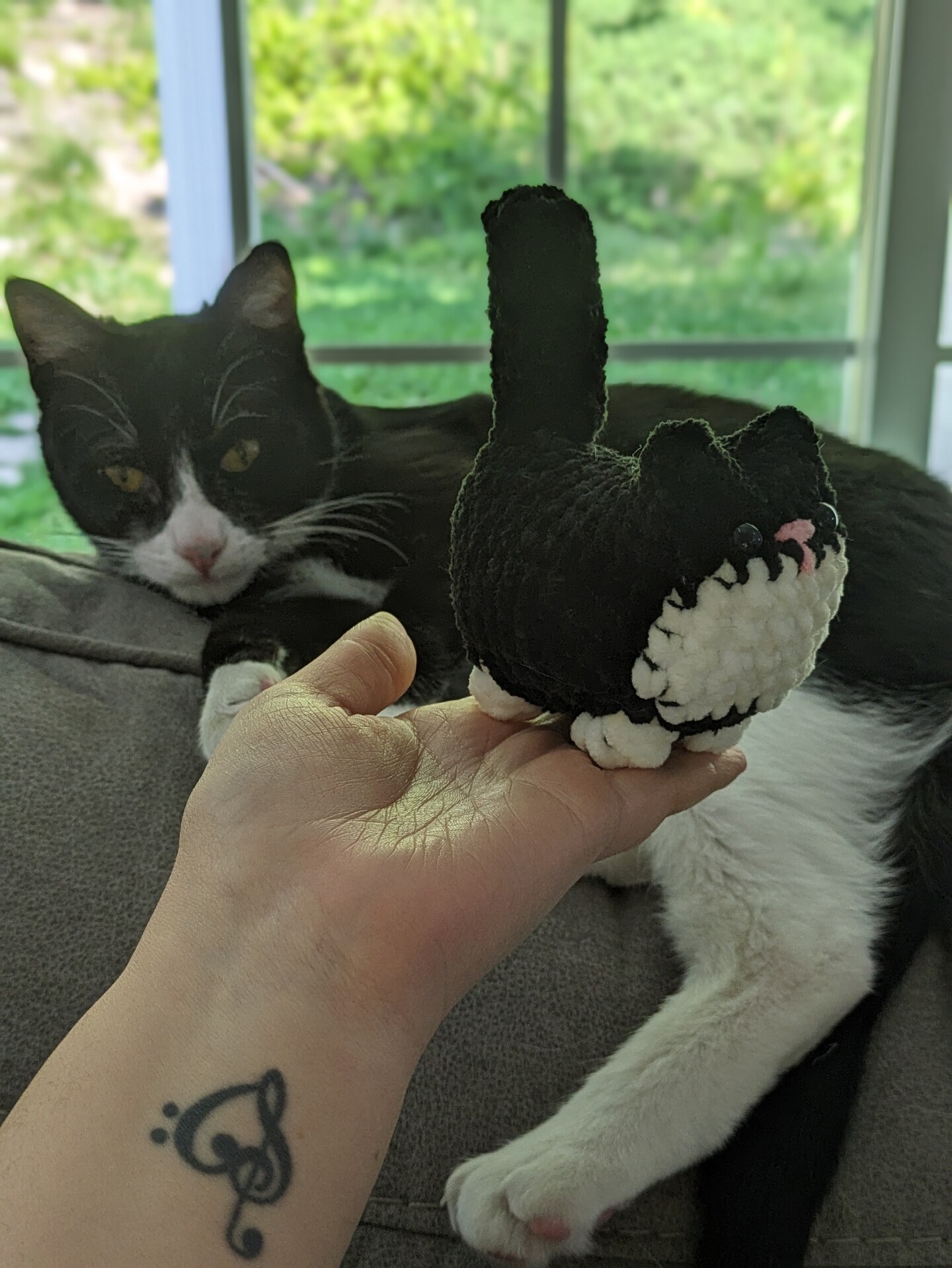product name is Crochet Kitty Cat - Customizable