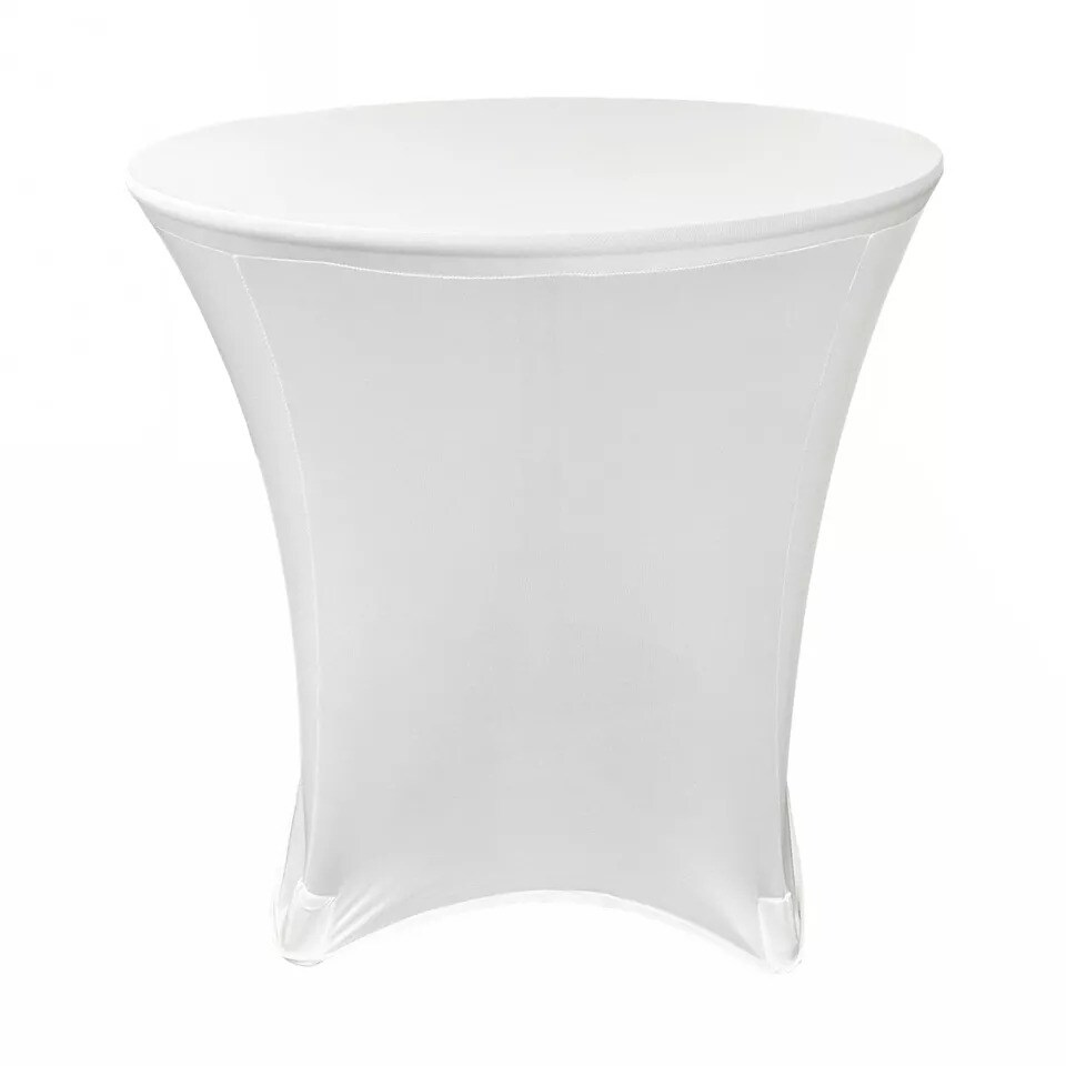 30&#x22; x 30&#x22; Round Spandex Tablecloth for Lowboy Cocktail Tables