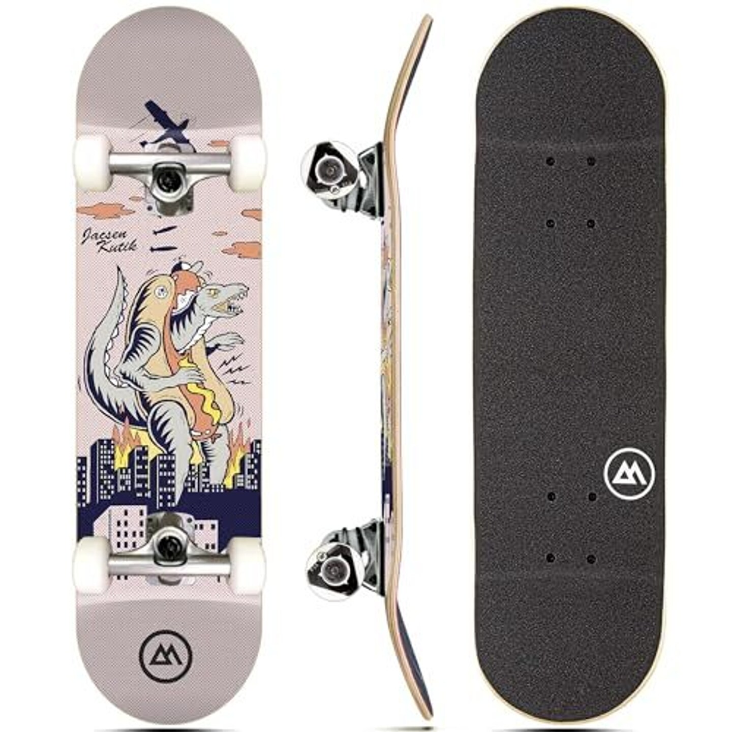 Skateboard a 7 strati, skateboard completo, in legno d'acero, per ragazzi e adulti Skateboard Skateboard a 7 strati, skateboard completo, in legno d'acero, per ragazzi e adulti Skateboard