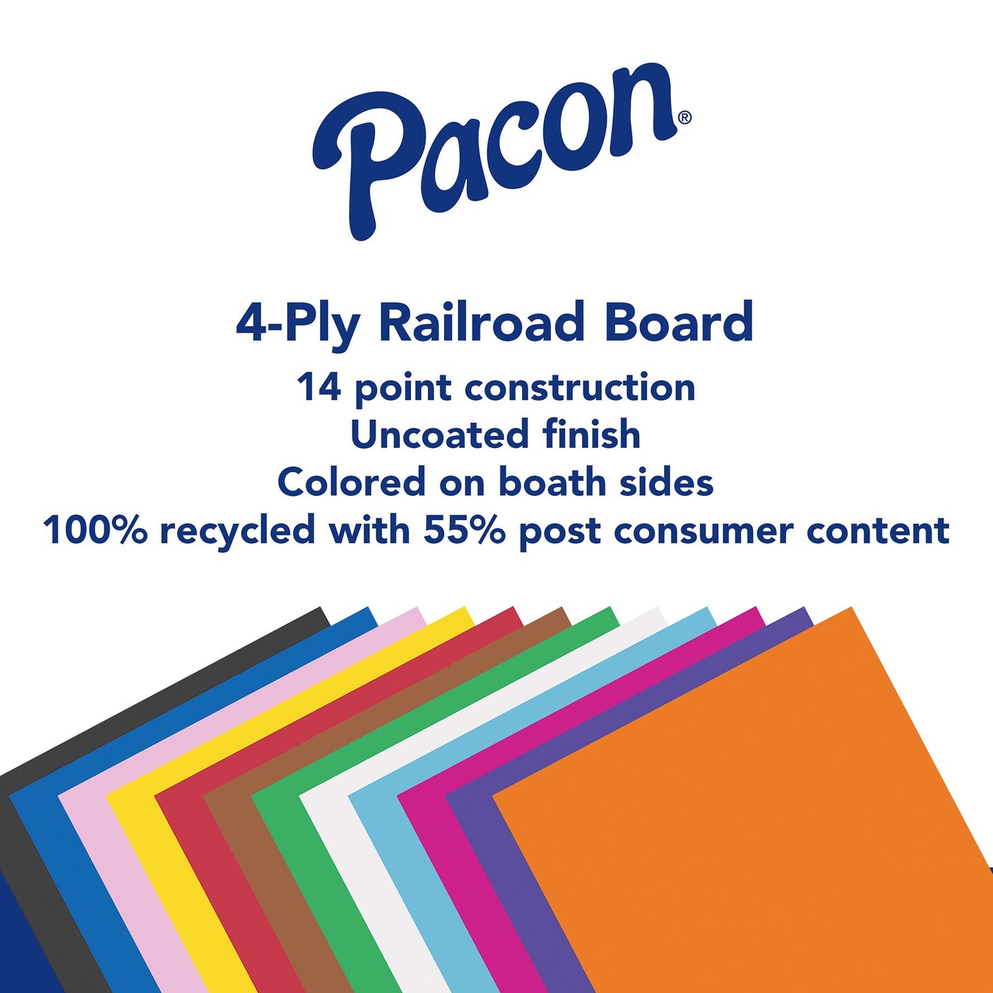 4-Ply Railroad Board, Red, 22&#x22; x 28&#x22;, 25 Sheets