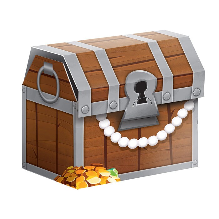 Pirate Treasure Favor Boxes, 8 ct