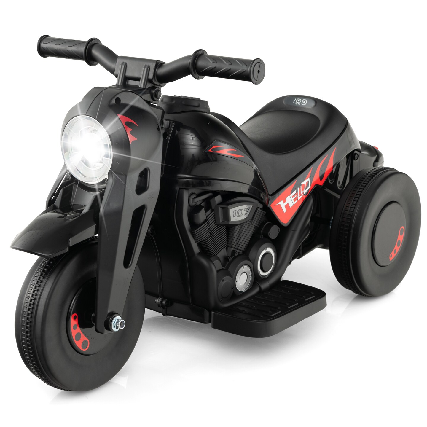 6v Kids Electric Ride On Motorcycle With Bubble Maker And Music