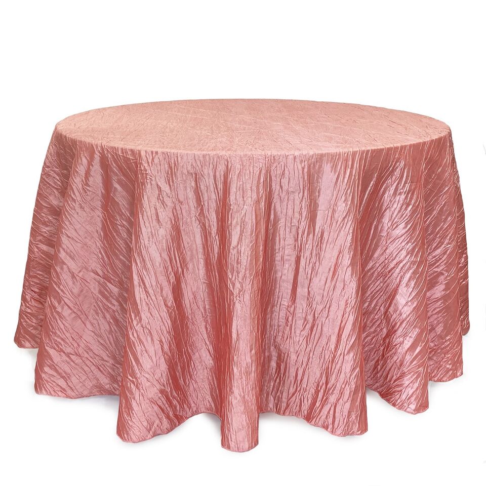 Crinkle Taffeta Round Tablecloth