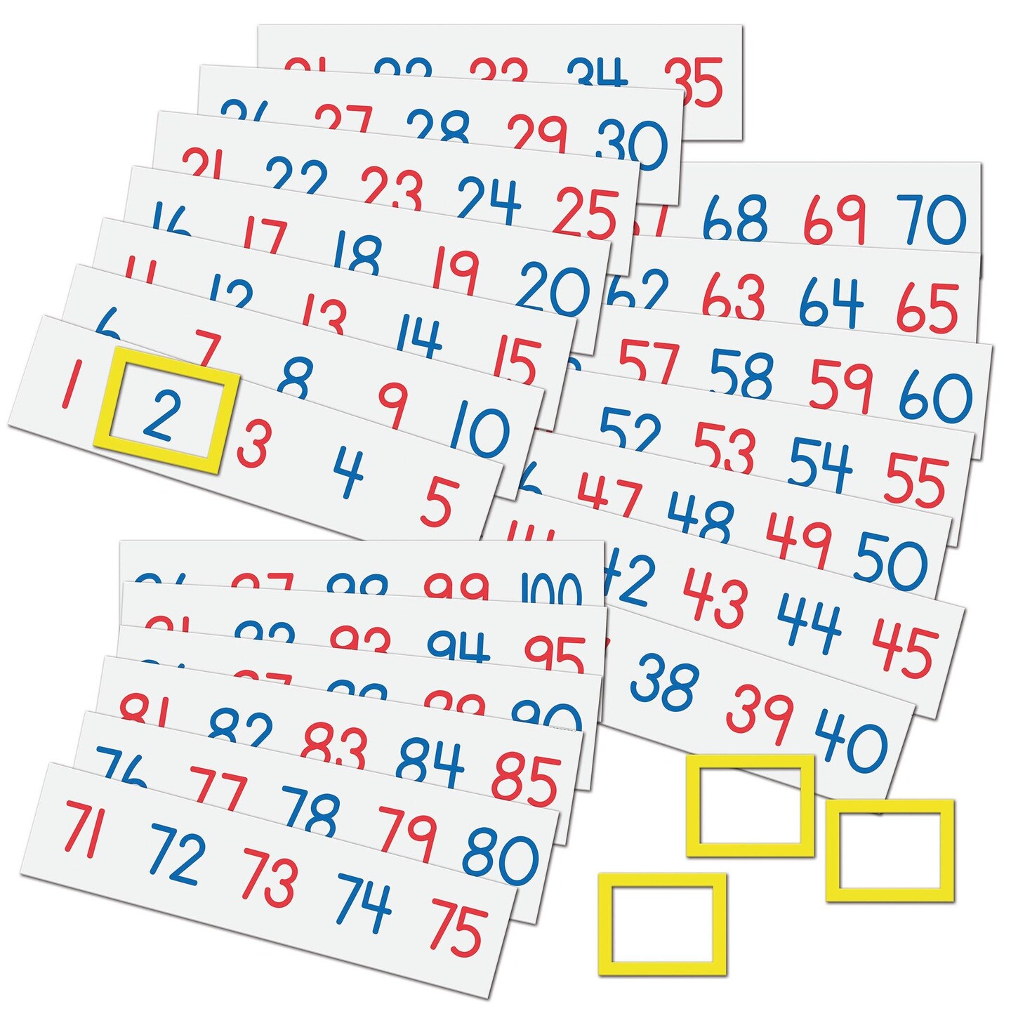 Magnetic Number Line, 1-100