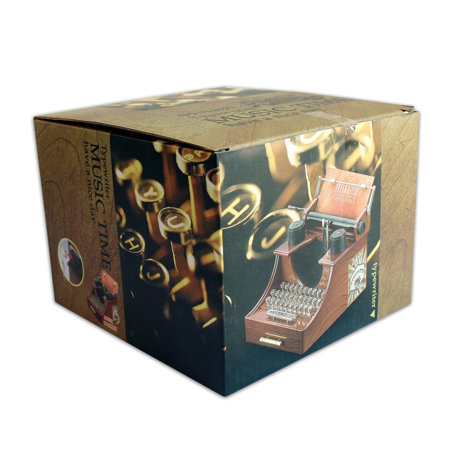 Vintage Typewriter Music Box for Home/Office/Study Room Décor Decoration