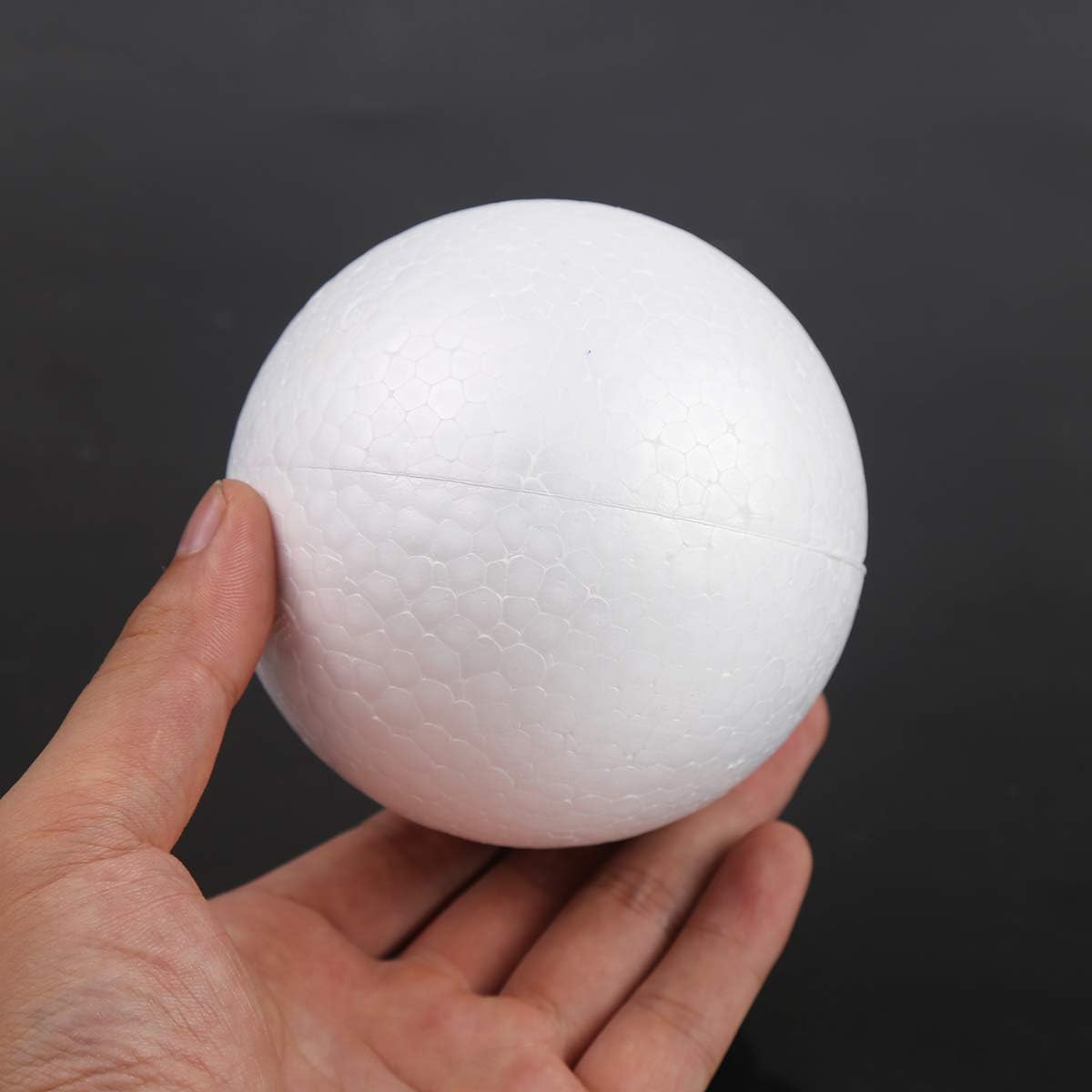 10PCS 3 Inch White Foam Balls Polystyrene Craft Balls Foam Balls for Art, Craft, Household, School Projects and Christmas Easter Party Decorations
