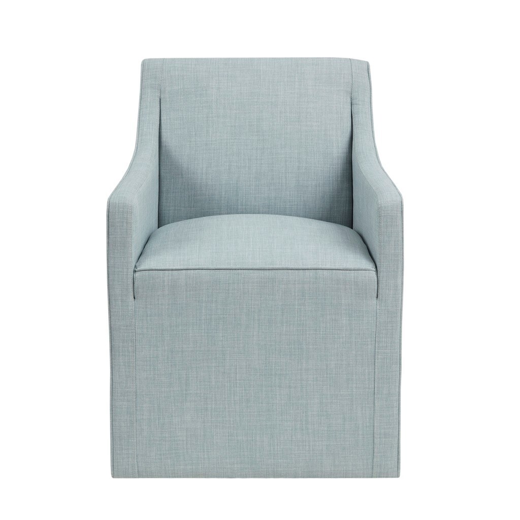 Gracie Mills Humberto Classic Slipcovered Upholstered Dining Arm Chair - Grace-15028