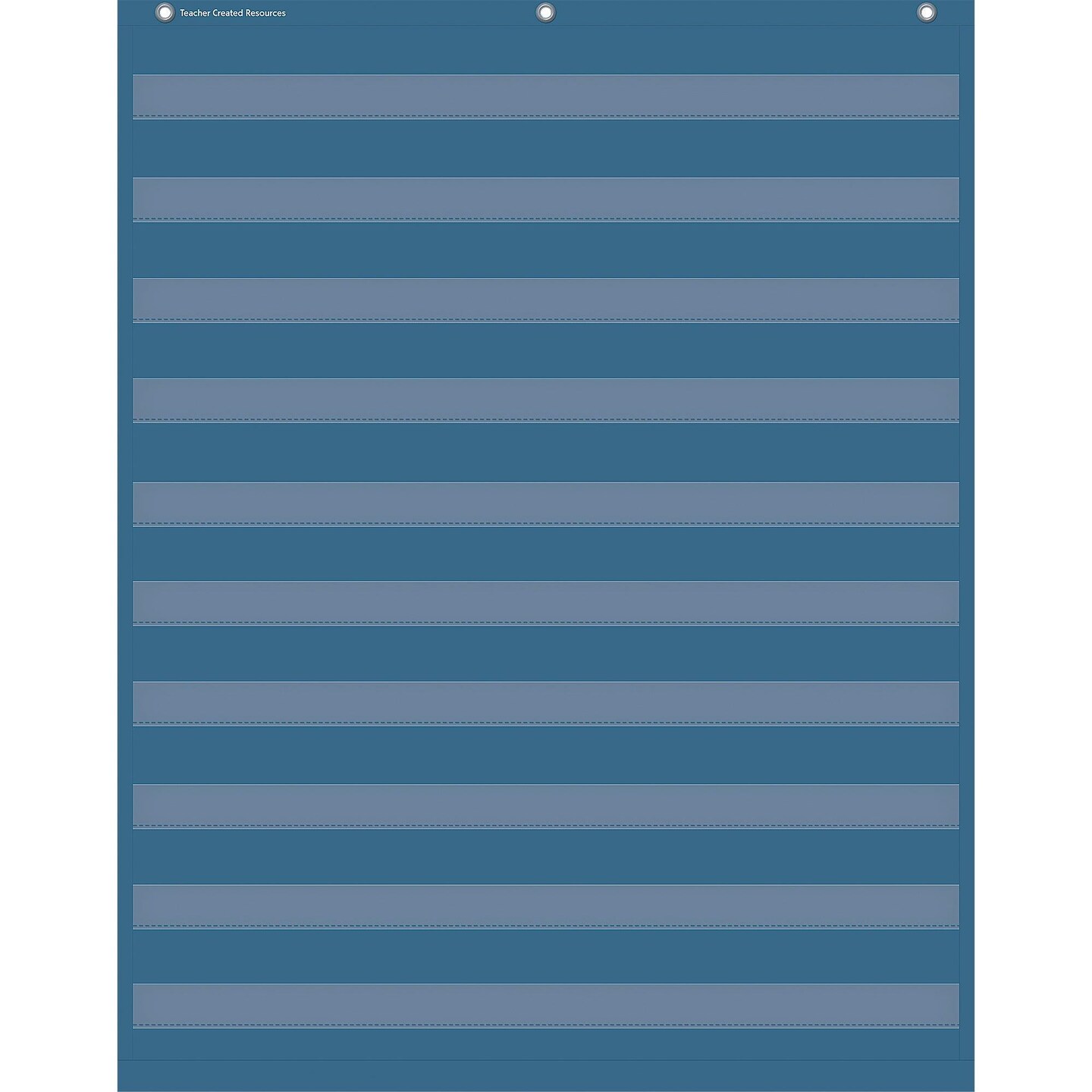 Slate Blue 10 Pocket Chart, 34&#x22; x 44&#x22;