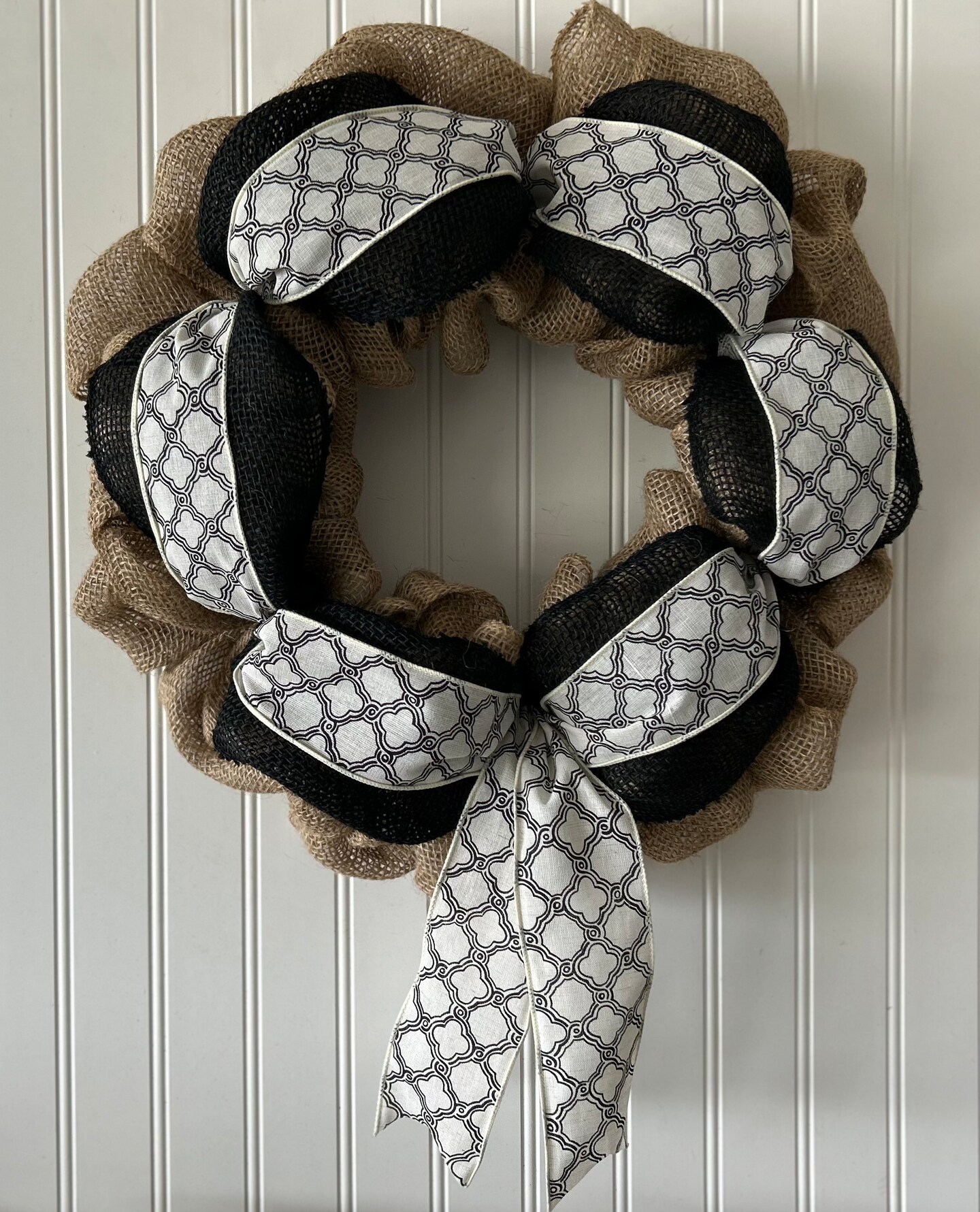 Summer Burlap Wreath fashion for Front Door.