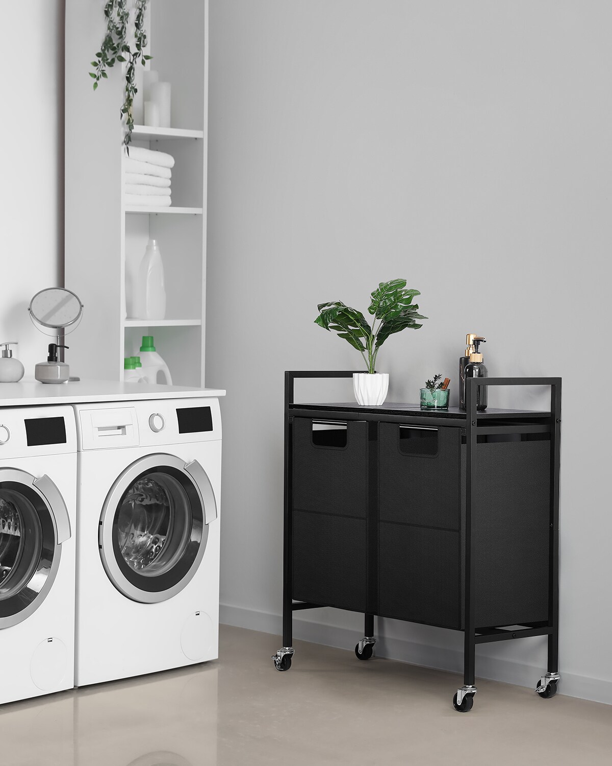 Double Laundry Hamper Laundry Basket