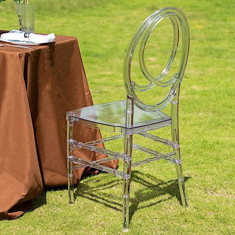 Clear Stackable Acrylic Transparent Armless Chiavari CHAIR