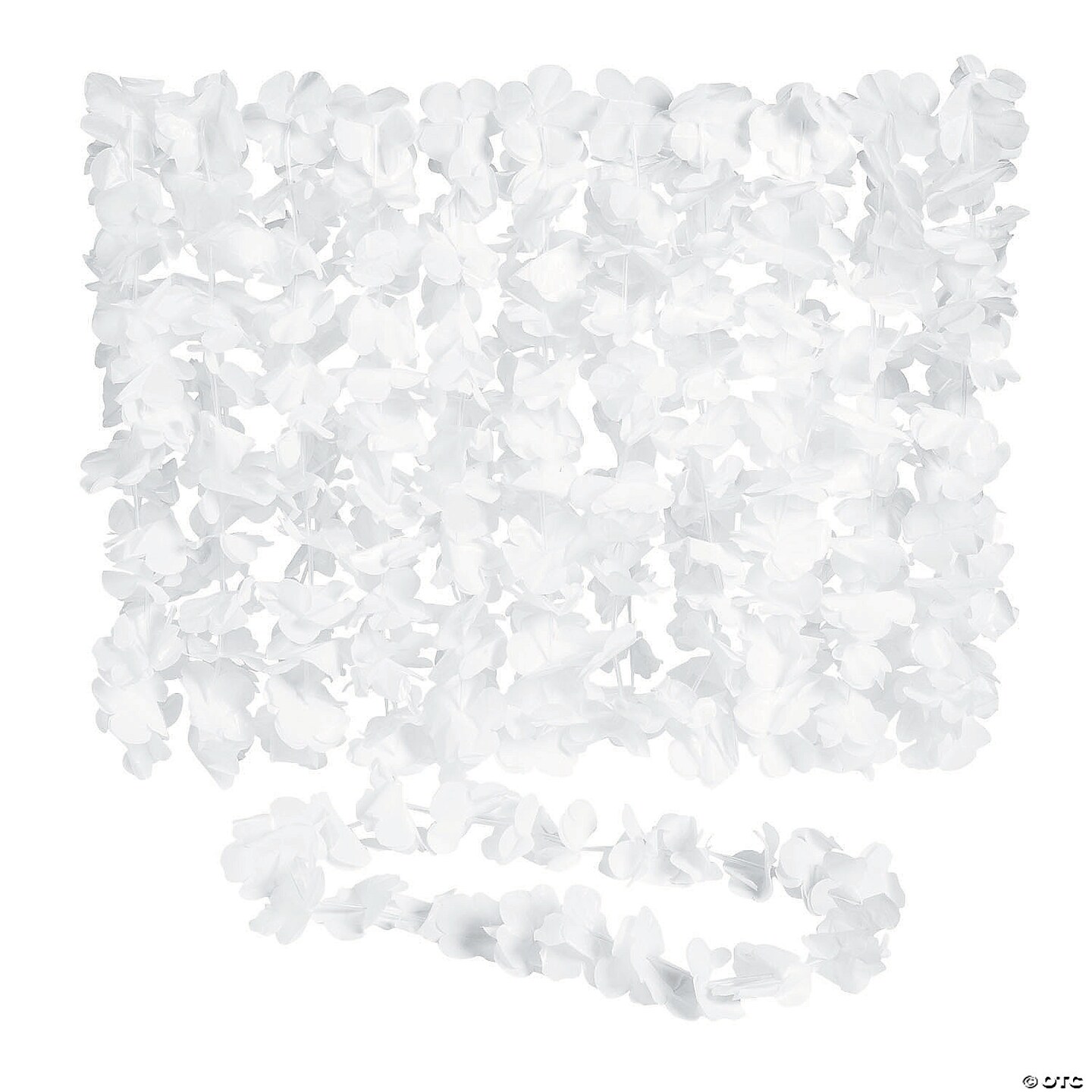 Flower Plastic Leis - 12 Pc.