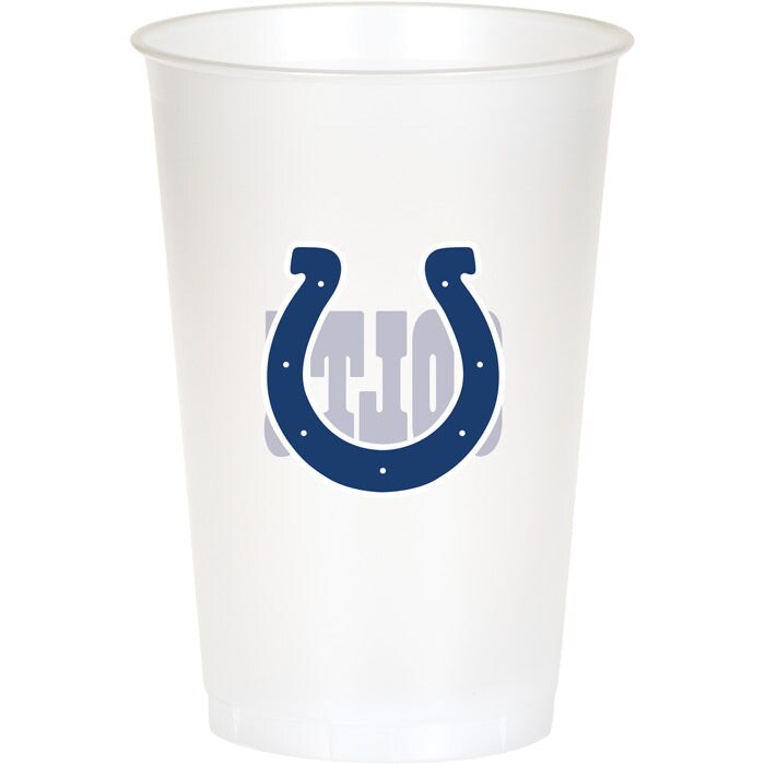 Indianapolis Colts Plastic Cup, 20Oz, 8 ct