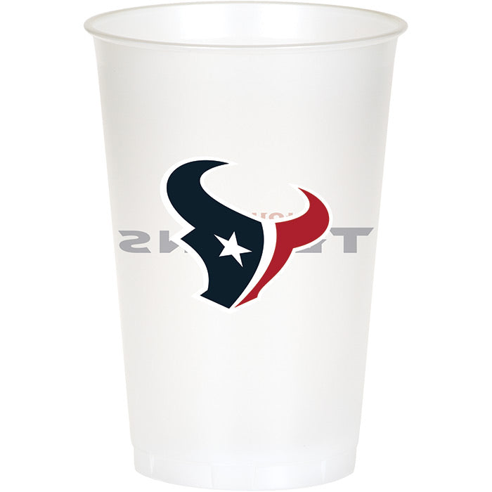 Houston Texans Plastic Cup, 20Oz, 8 ct