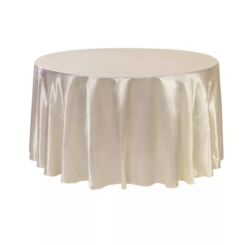 Round Satin Tablecloths