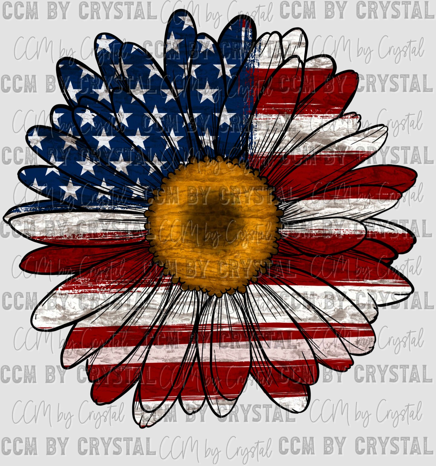 USA Daisy Ready to Press Transfer DTF Transfer Sublimation Transfer ...