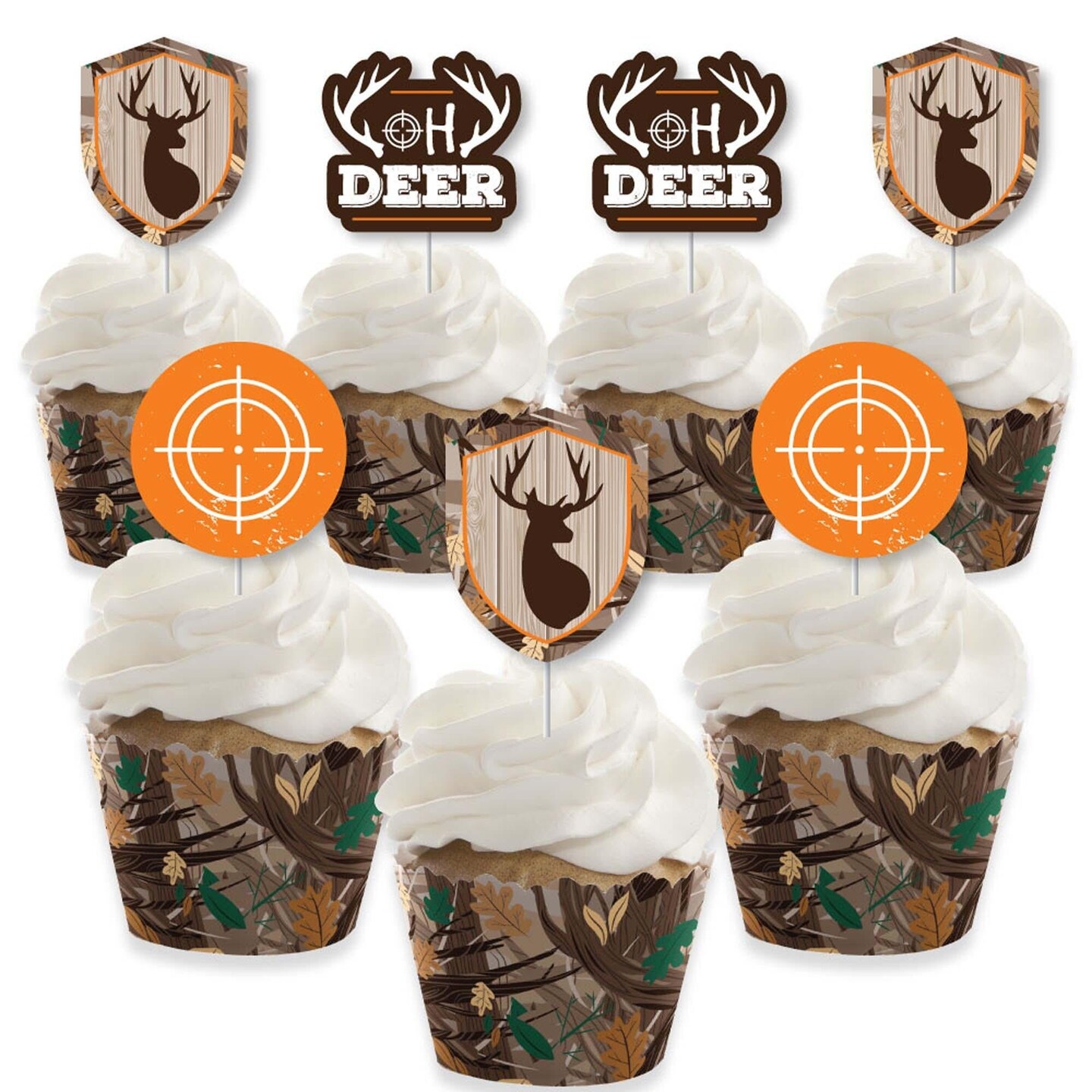 Deer Hunting Cake Topper Set
