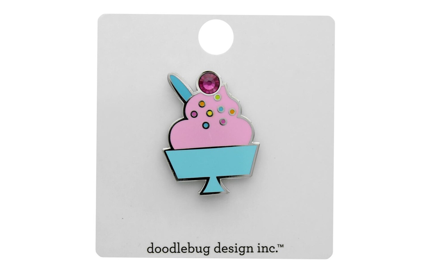Doodlebug Hey Cupcake Collectible Pins SweetSundae