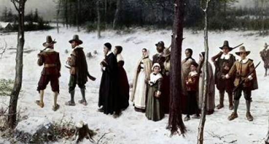 Pilgrims Going To Church Poster Print by George Henry Boughton - Item # VARPDX276821