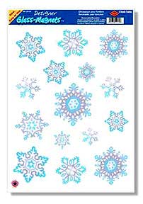 Crystal Snowflake Window Clings