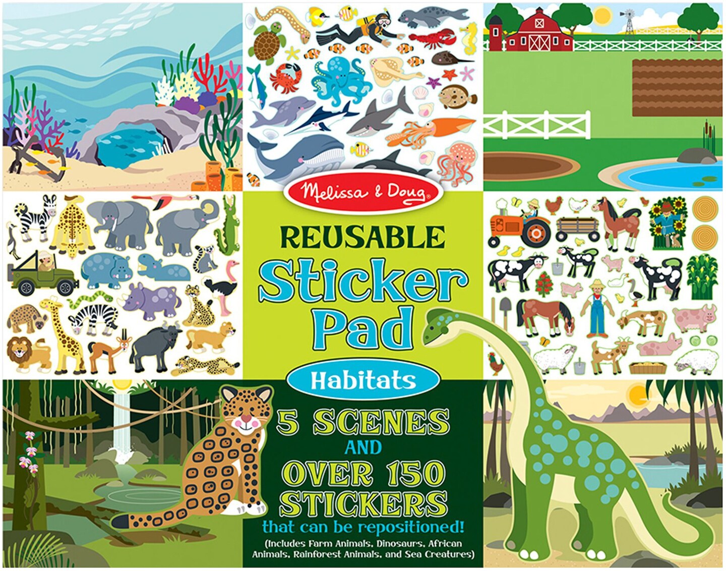Reusable Sticker Pad - Habitats – My Speech Shop