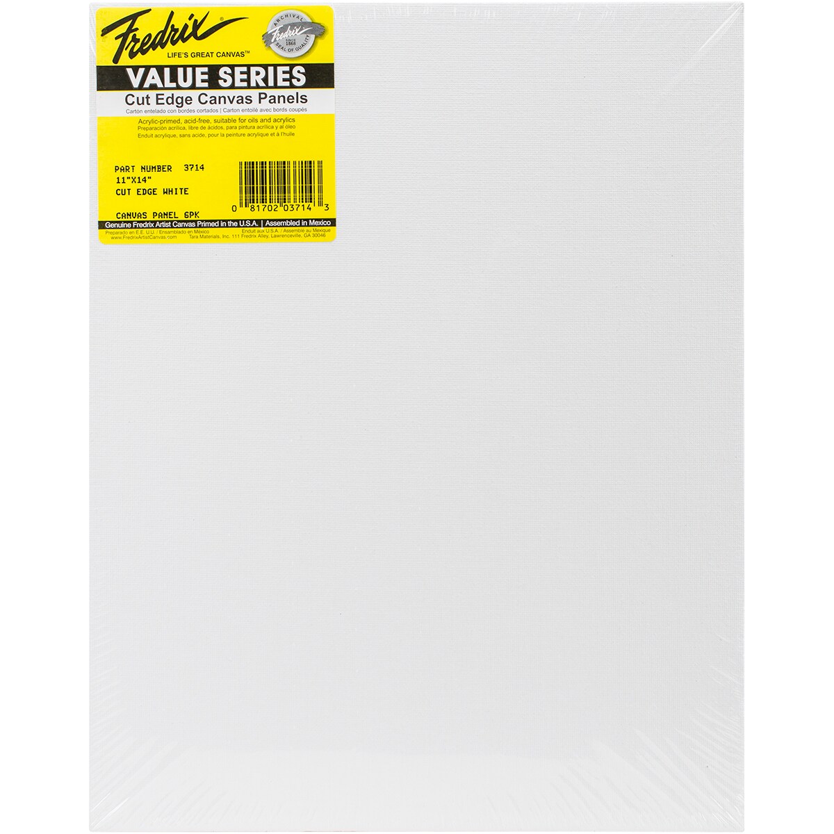 Tara Fredrix Cut Edge Canvas Panel 6/Pkg-11