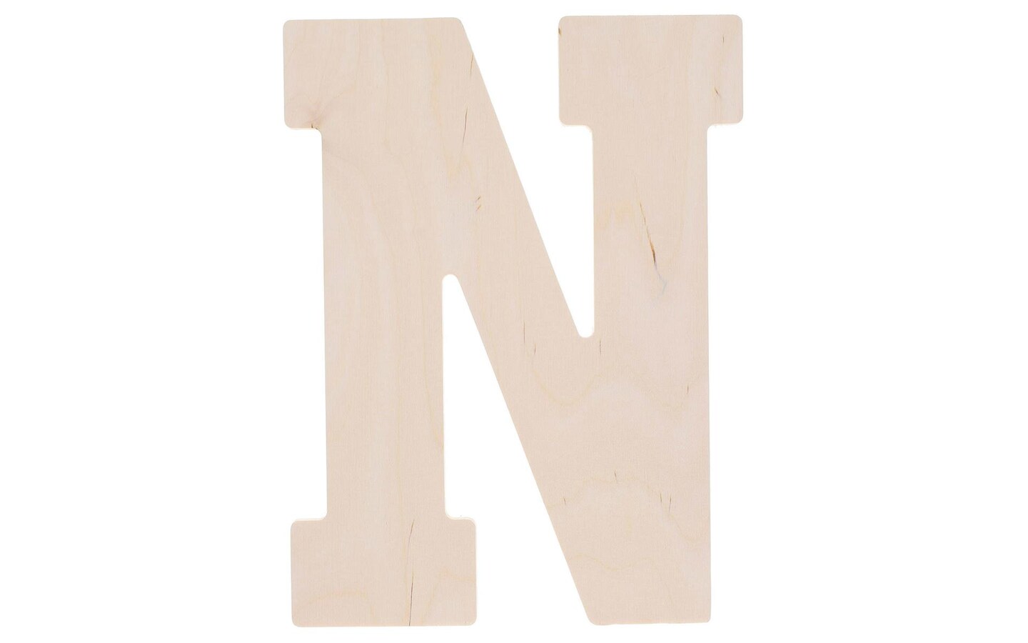 Good Wood by Leisure Arts Letter 13&#x22; N, Wooden Letters, Wood Letters, Wooden Letters Wall Decor, Large Wooden Letters, Wooden Letters 13 Inch, Small Wooden Letters for Crafts