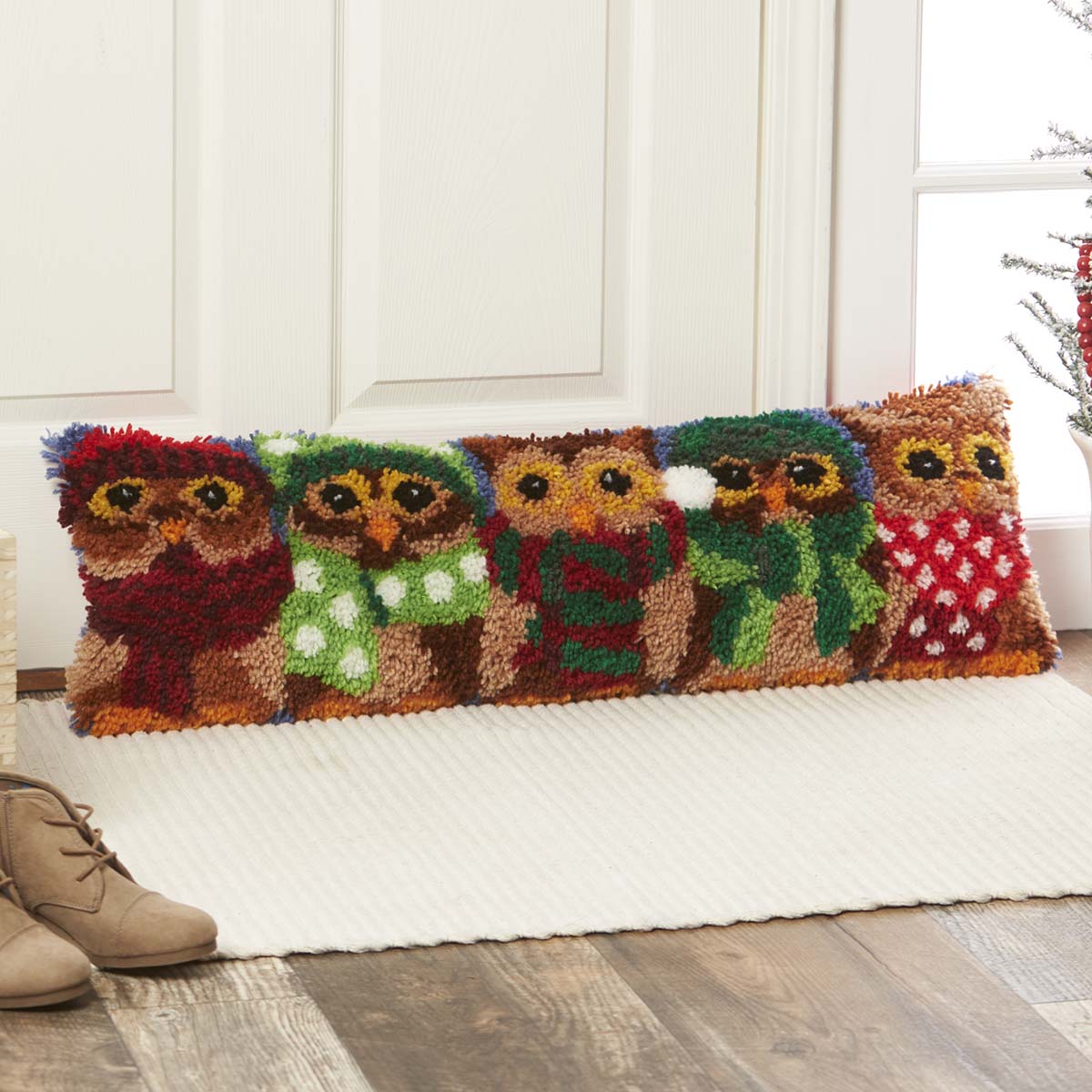 Herrschners Winter Owls Draft Dodger Latch Hook Kit Michaels