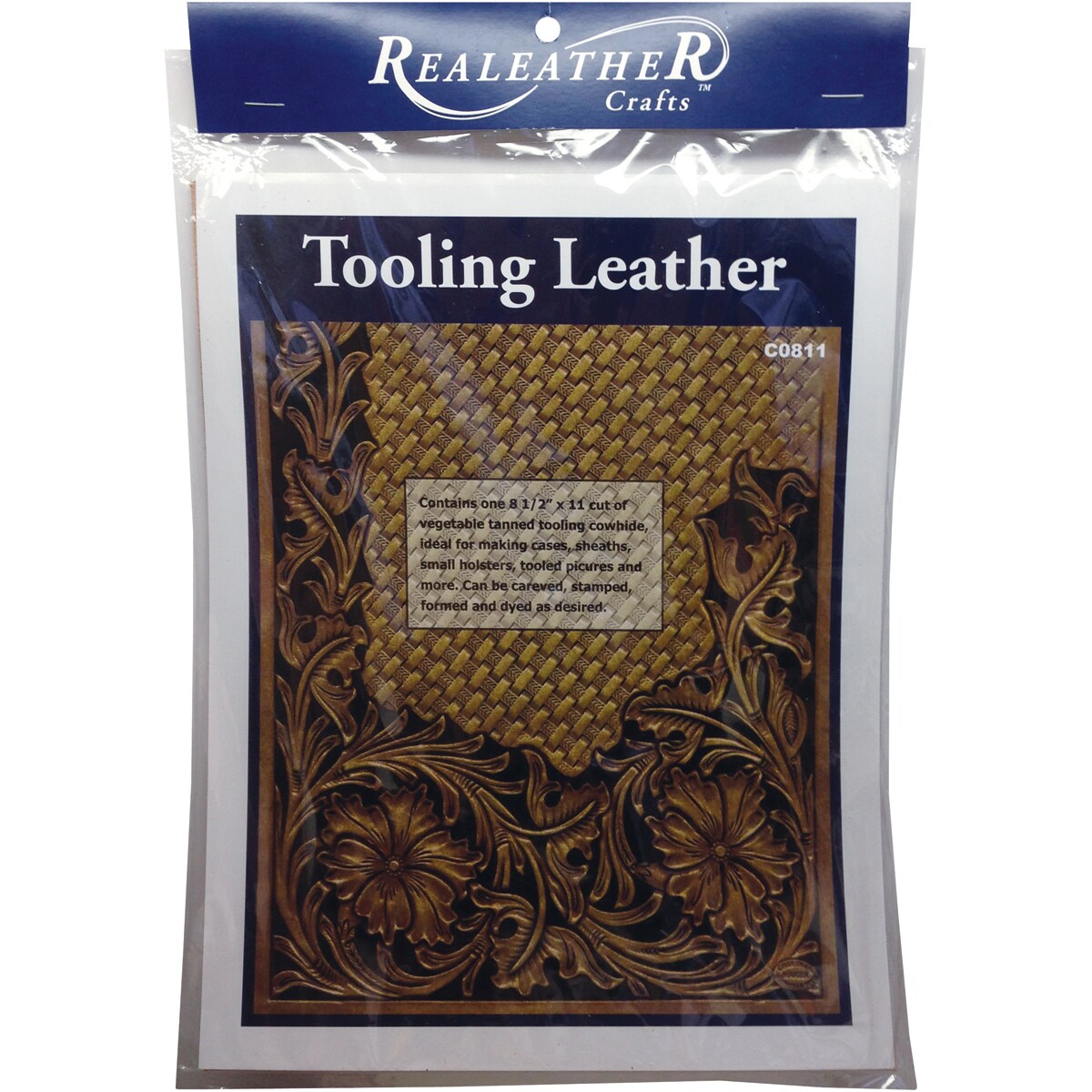 Realeather(R) Crafts Tooling Leather-8.5&#x22;X11&#x22;