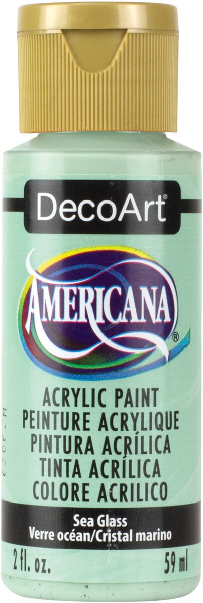 DecoArt Americana Acrylic Paint 2oz-Sea Glass - Opaque