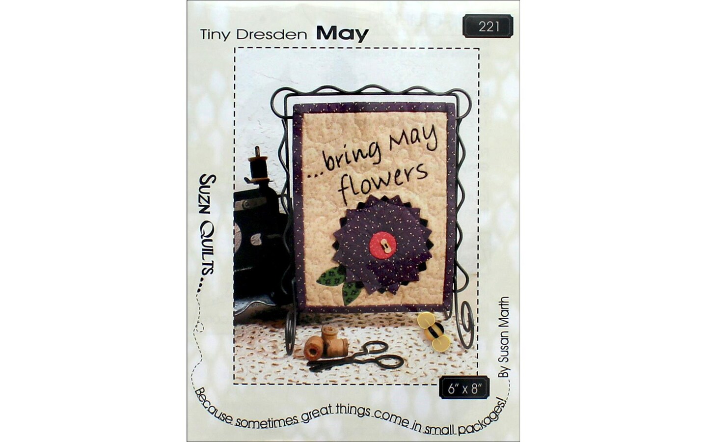 Suzn Quilts Tiny Dresden May Ptrn
