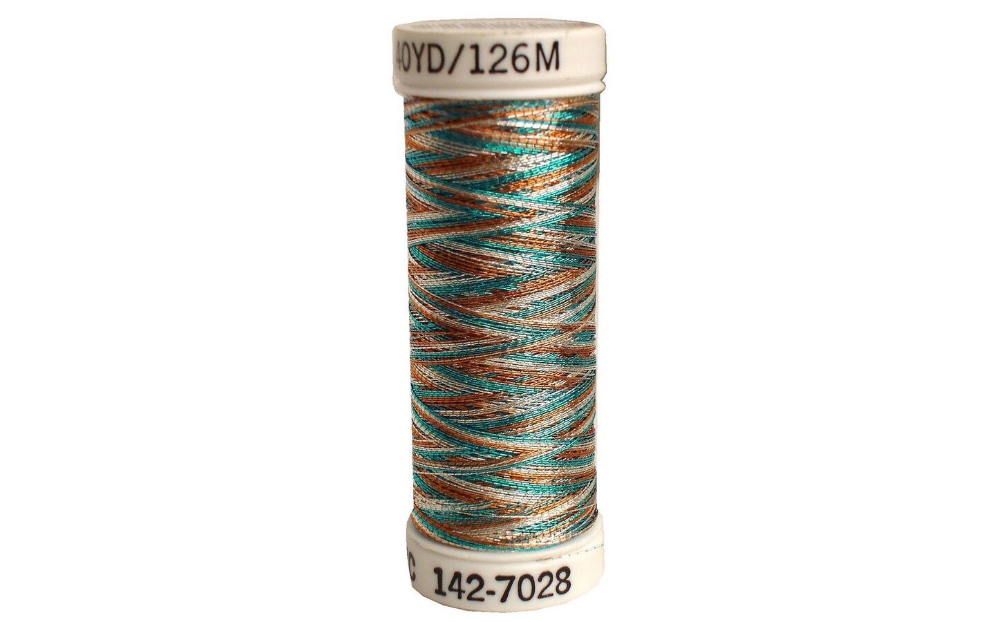 Sulky Metallic Thread Silver/Copper/Electric Blue