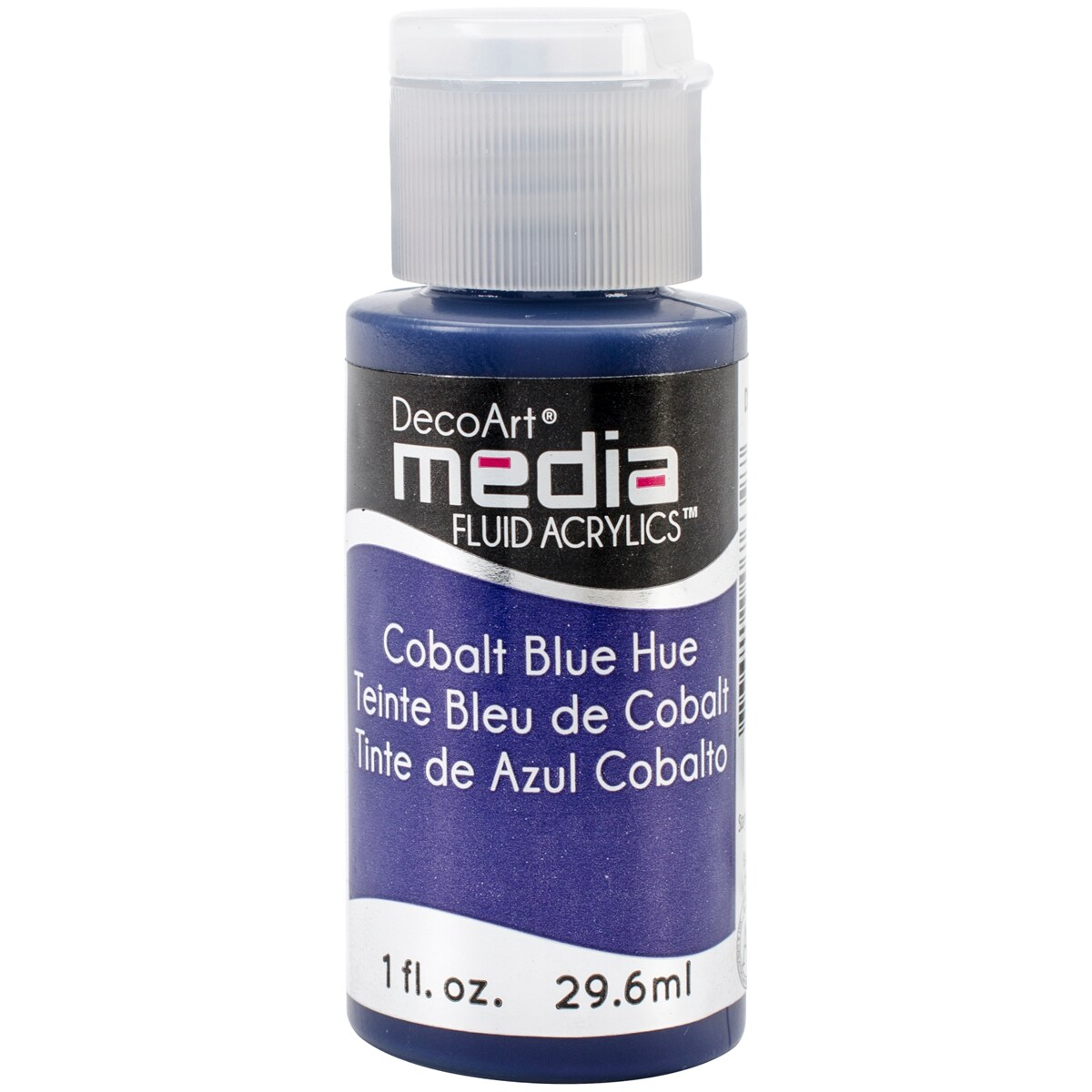 Decoart Media Fluid Acrylics Paint 1Oz-Cobalt Blue Hue (Series 1)