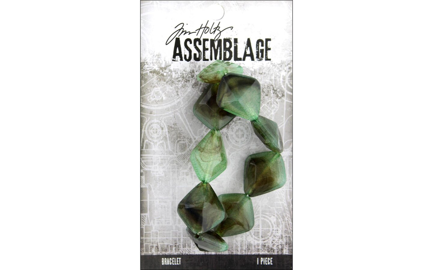 Tim Holtz Assemblage Bracelet Acrylic Jadeite Michaels