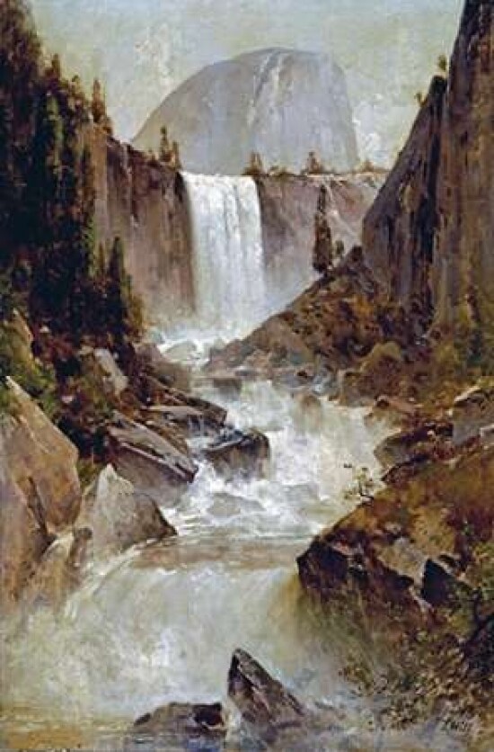 Vernal Falls Yosemite Poster Print by Thomas Hill - Item # VARPDX268100