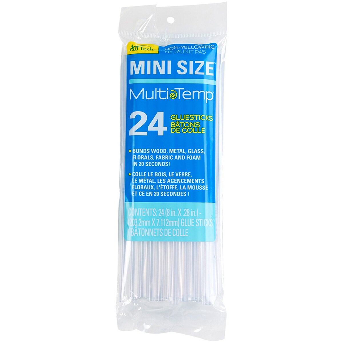 Multi-Temp Glue Sticks-8&#x22;X.27&#x22; 24/Pkg