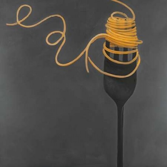 Spaghetti Pasta around the Fork Poster Print by Atelier B Art Studio - Item # VARPDXBEGGAS47