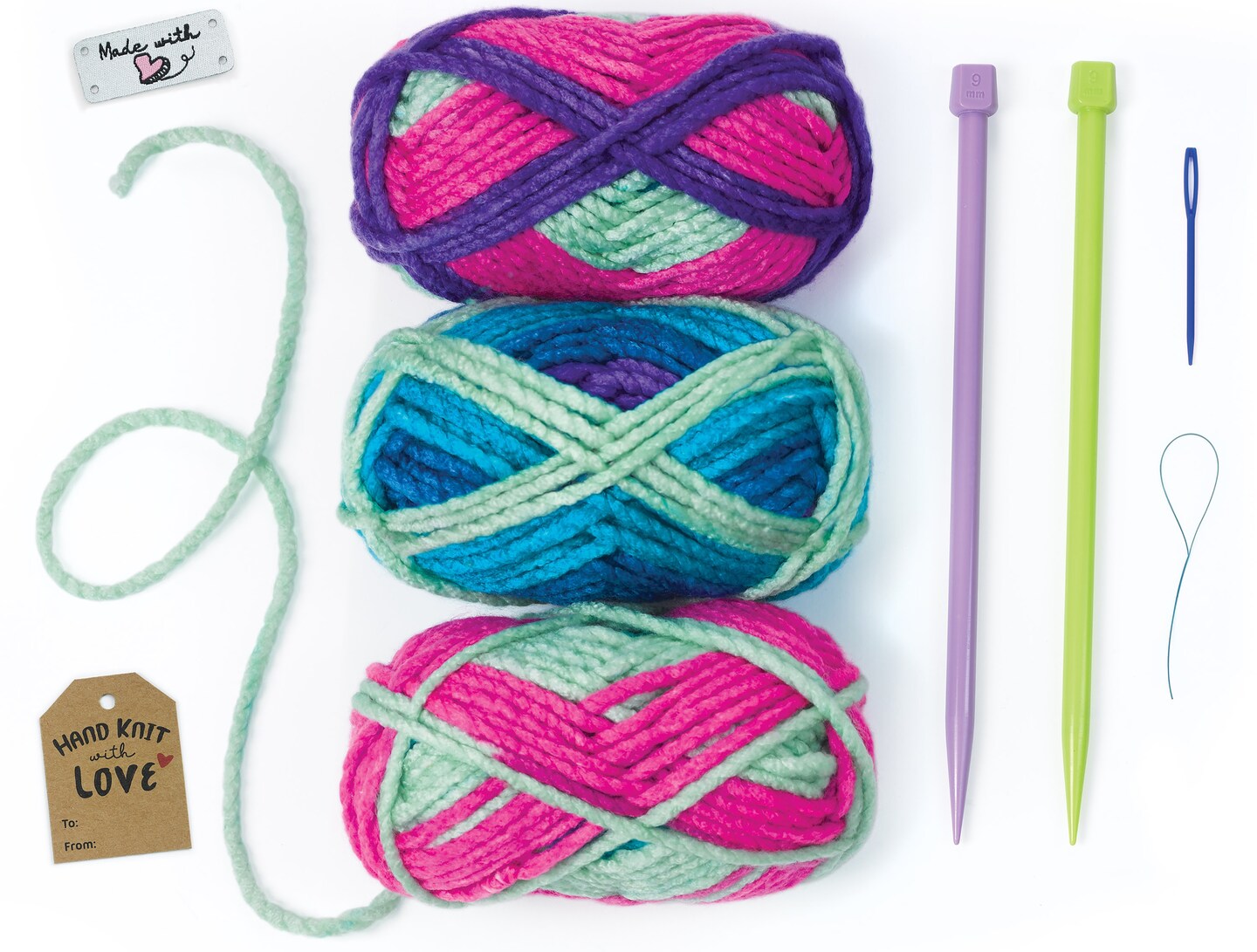 Creativity for Kids Learn to Knit-Pocket Scarf