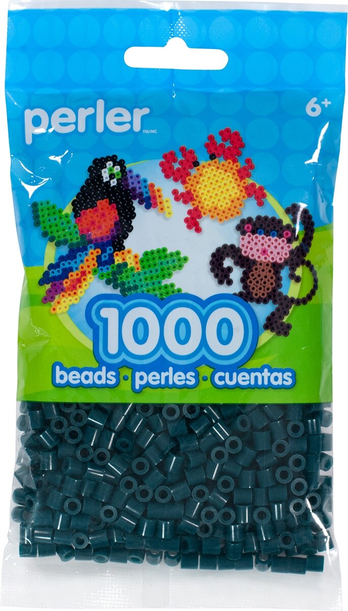 Perler Beads 1,000/Pkg-Dark Spuce