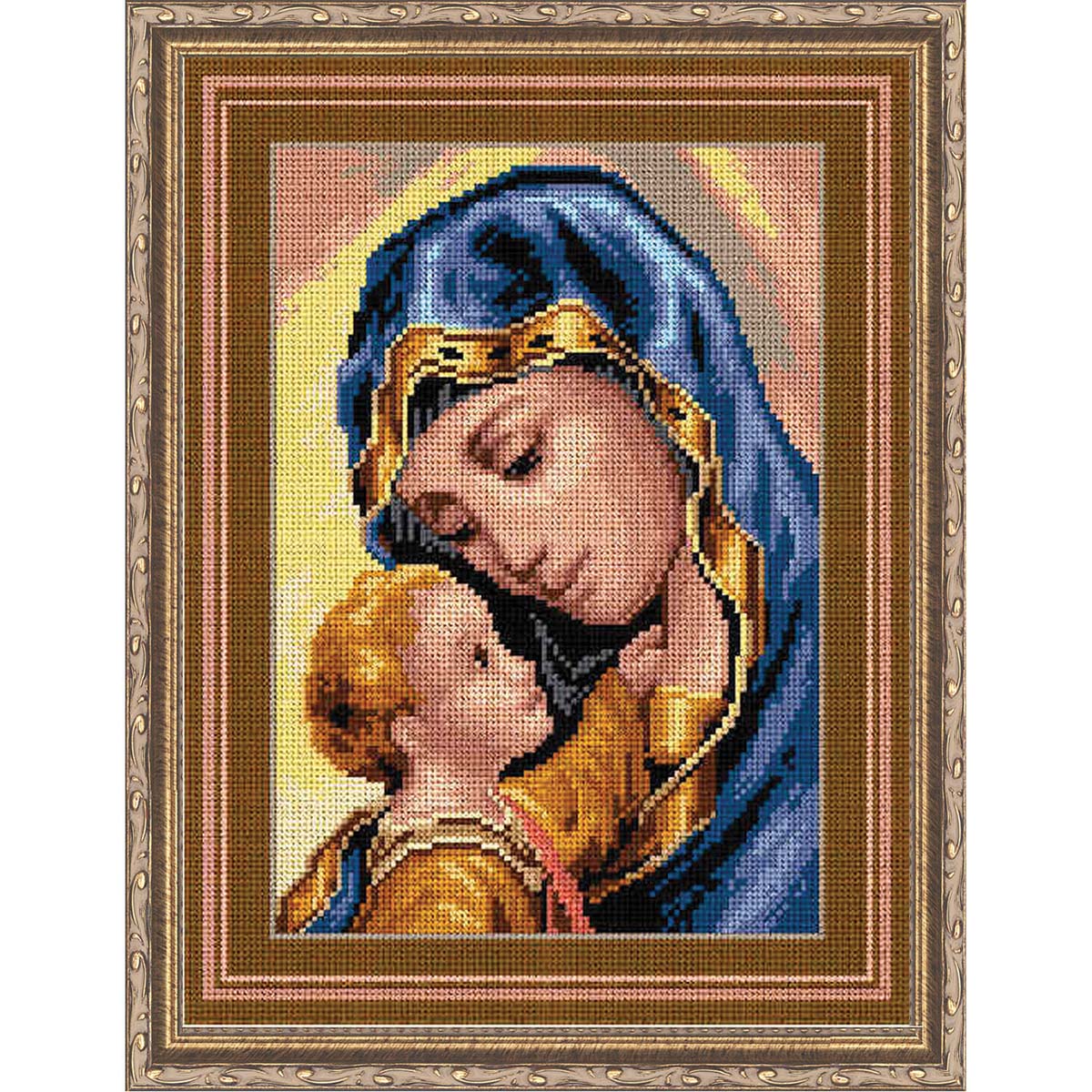 Orchidea Madonna and Child Needlepoint Canvas
