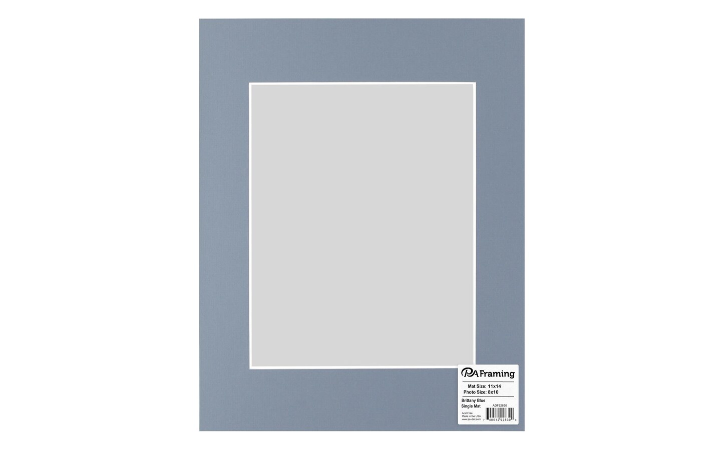 ADF Mat 11x14/8x10 WhtCore Brittany Blue | Michaels