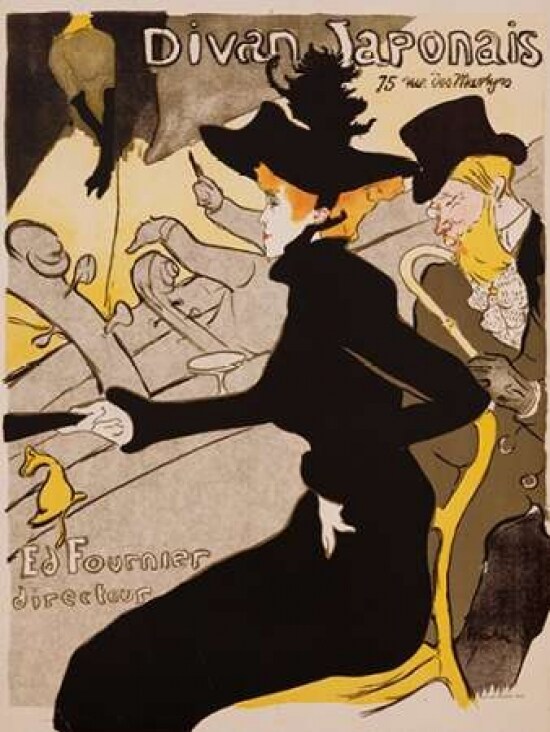 Divan Japonais Poster Poster Print by Henri de Toulouse-Lautrec - Item # VARPDX3TL569