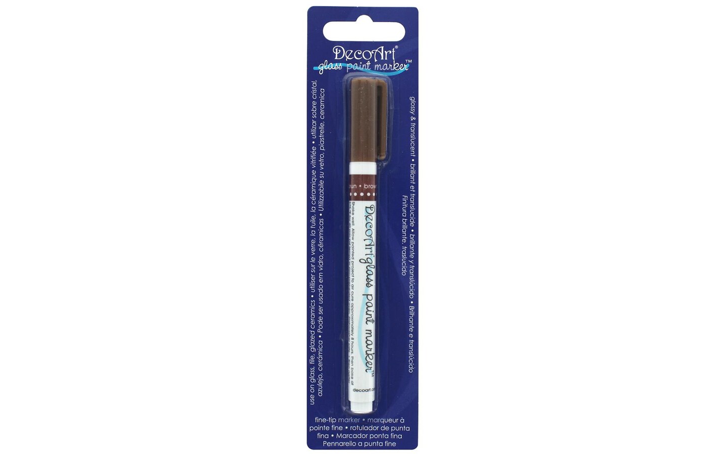 Decoart Glass Paint Marker Brown Michaels