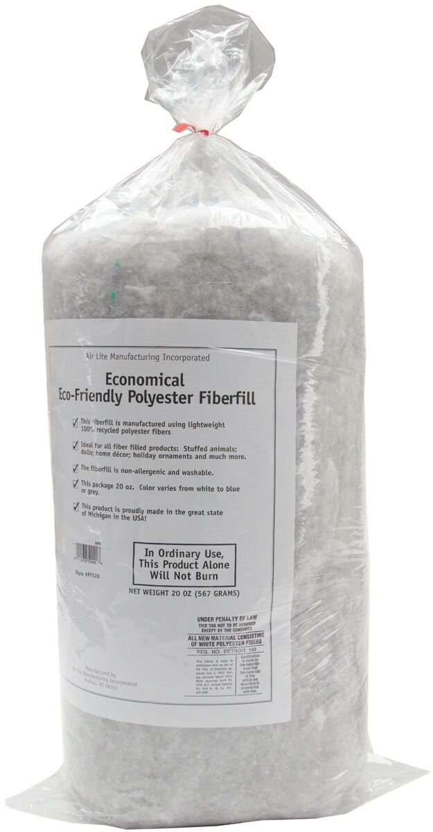 Air Lite Eco-Friendly Recycled Polyester Fiberfill-White 20oz