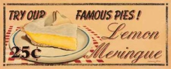Lemon Meringue Poster Print by Catherine Jones - Item # VARPDXJNE067