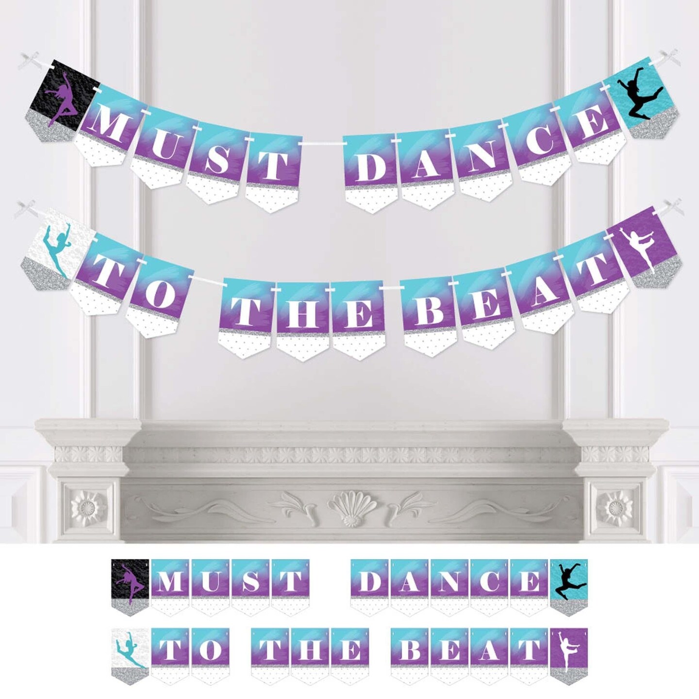 Big Dot of Happiness Must Dance to the Beat Dance Birthday Party or Dance Party Bunting