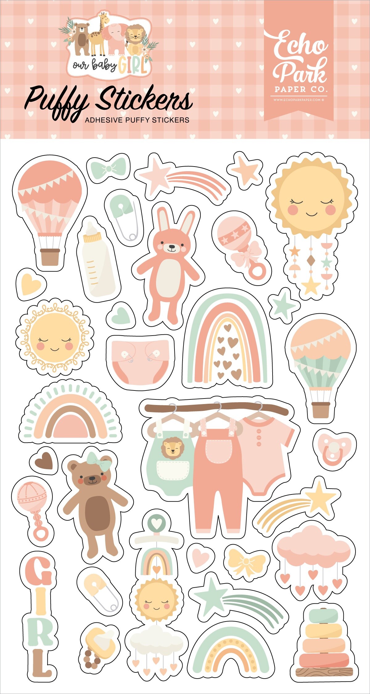 Our Baby Girl Puffy Stickers- | Michaels