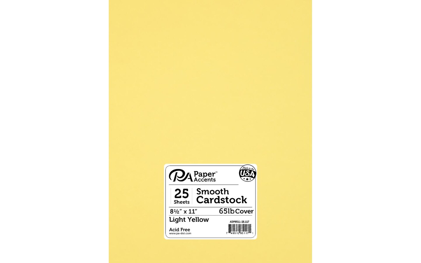 PA Paper Accents Smooth Cardstock 8.5