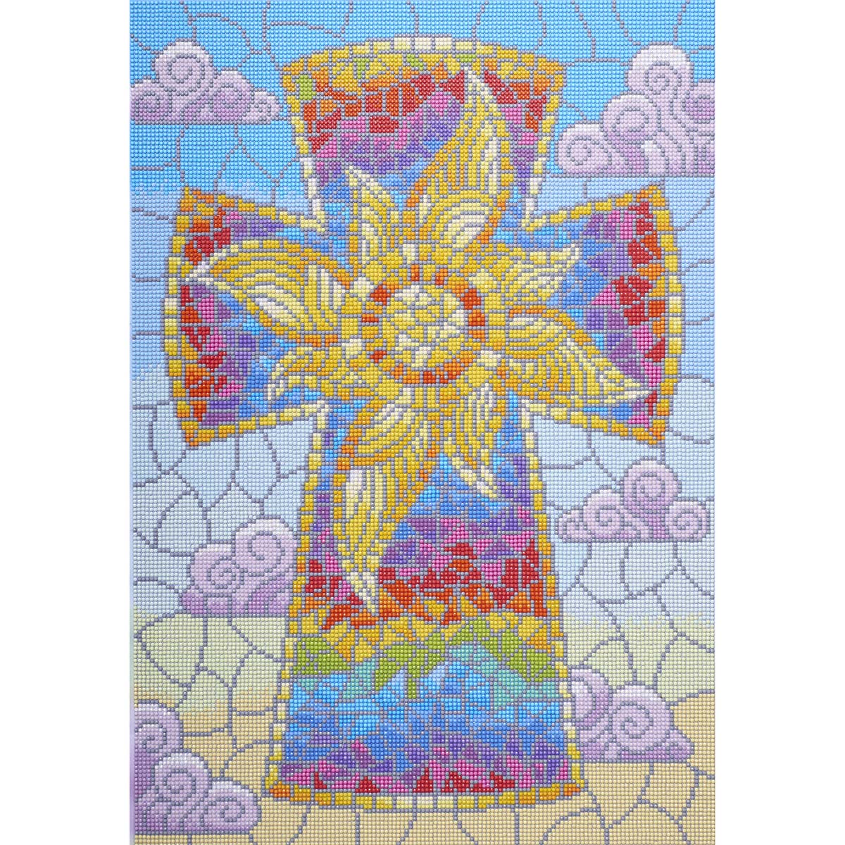 Diamond Art Stain Glass Cross Diamond Painting Michaels